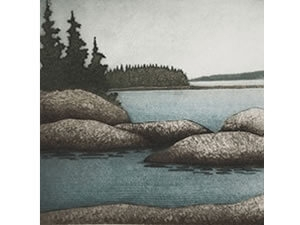 Kathleen Buchanan Collagraphs