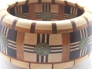 Wood bowl by Frances Farley.