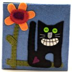 Black Cat by Lynn Holaday Felt & Quilting.