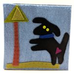 Black Dog by Lynn Holaday Felt & Quilting.